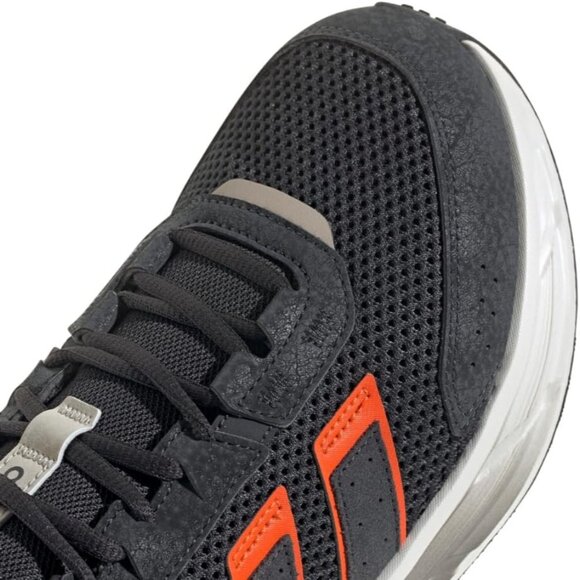 ⚡Adidas Men's Carbon/Carbon/Impact Orange Rubber Lace Closure Fashion Sneaker - Picture 9 of 9